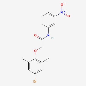 2-(4-bromo-2,6-dimethylphenoxy)-N-(3-nitrophenyl)acetamide