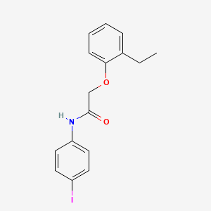 molecular formula C16H16INO2 B3586563 2-(2-ethylphenoxy)-N-(4-iodophenyl)acetamide 