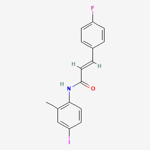 3-(4-fluorophenyl)-N-(4-iodo-2-methylphenyl)acrylamide