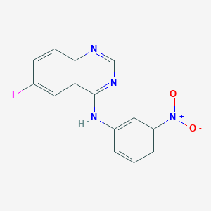 6-iodo-N-(3-nitrophenyl)-4-quinazolinamine