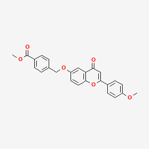 methyl 4-({[2-(4-methoxyphenyl)-4-oxo-4H-chromen-6-yl]oxy}methyl)benzoate