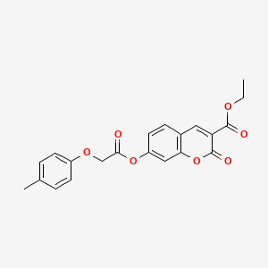 Ethyl 7-[2-(4-methylphenoxy)acetyl]oxy-2-oxochromene-3-carboxylate