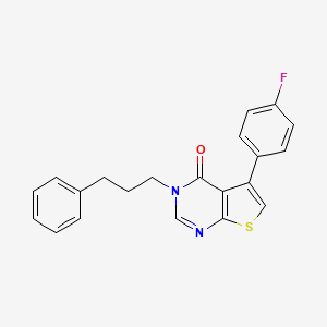 5-(4-fluorophenyl)-3-(3-phenylpropyl)thieno[2,3-d]pyrimidin-4(3H)-one