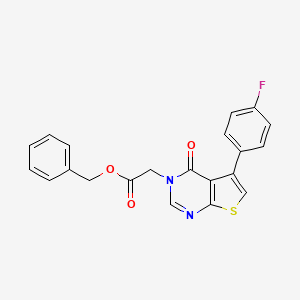 benzyl [5-(4-fluorophenyl)-4-oxothieno[2,3-d]pyrimidin-3(4H)-yl]acetate