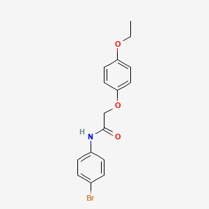 molecular formula C16H16BrNO3 B3587104 N-(4-bromophenyl)-2-(4-ethoxyphenoxy)acetamide 