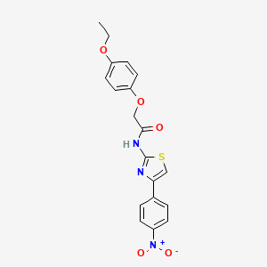 2-(4-ethoxyphenoxy)-N-[4-(4-nitrophenyl)-1,3-thiazol-2-yl]acetamide