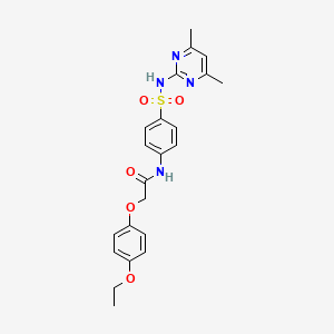 N-(4-{[(4,6-dimethyl-2-pyrimidinyl)amino]sulfonyl}phenyl)-2-(4-ethoxyphenoxy)acetamide