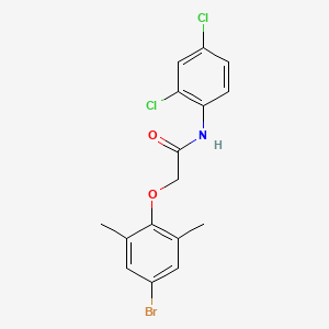 2-(4-bromo-2,6-dimethylphenoxy)-N-(2,4-dichlorophenyl)acetamide