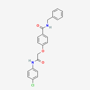 N-benzyl-4-[2-(4-chloroanilino)-2-oxoethoxy]benzamide