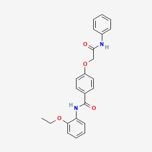 4-(2-anilino-2-oxoethoxy)-N-(2-ethoxyphenyl)benzamide