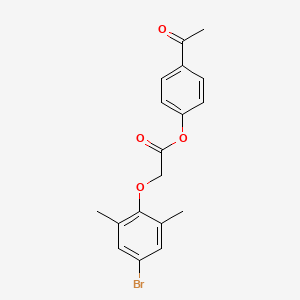 4-acetylphenyl (4-bromo-2,6-dimethylphenoxy)acetate