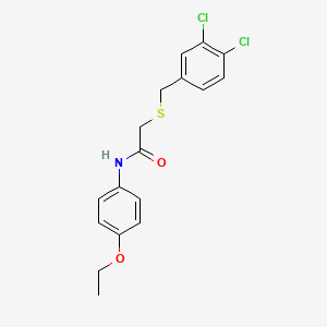 2-[(3,4-dichlorobenzyl)thio]-N-(4-ethoxyphenyl)acetamide