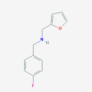 (4-Fluoro-benzyl)-furan-2-ylmethyl-amine