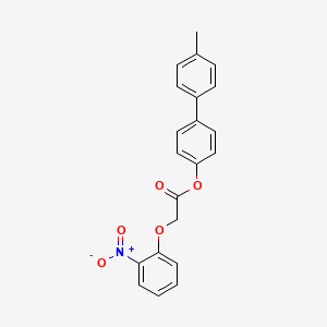 4'-methyl-4-biphenylyl (2-nitrophenoxy)acetate