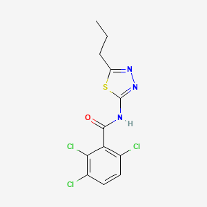 2,3,6-trichloro-N-(5-propyl-1,3,4-thiadiazol-2-yl)benzamide