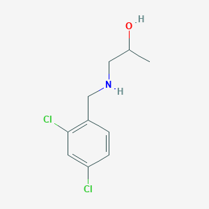 molecular formula C10H13Cl2NO B358750 1-[(2,4-Dichlorophenyl)methylamino]propan-2-ol CAS No. 412308-24-8