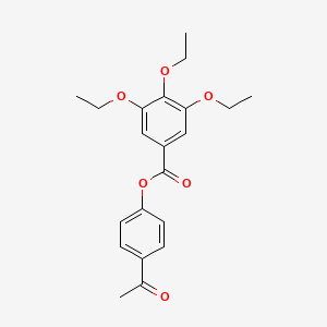 4-acetylphenyl 3,4,5-triethoxybenzoate