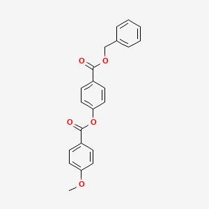 4-[(benzyloxy)carbonyl]phenyl 4-methoxybenzoate