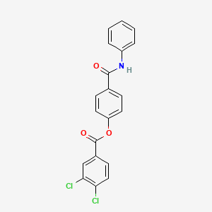 4-(anilinocarbonyl)phenyl 3,4-dichlorobenzoate