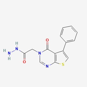 2-(4-Oxo-5-phenylthieno[2,3-d]pyrimidin-3-yl)acetohydrazide