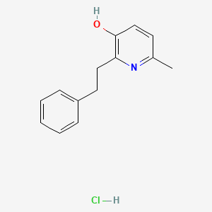 molecular formula C14H16ClNO B3587735 6-methyl-2-(2-phenylethyl)-3-pyridinol hydrochloride 