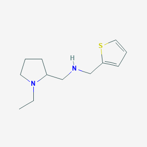molecular formula C12H20N2S B358775 (1-Ethyl-pyrrolidin-2-ylmethyl)-thiophen-2-ylmethyl-amine CAS No. 726163-51-5