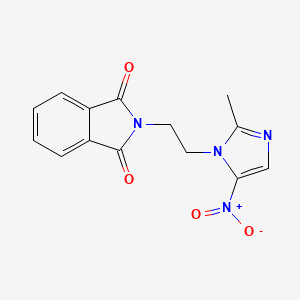 N-(2-(2-Methyl-5-nitro-1H-imidazol-1-yl)ethyl)phthalimide