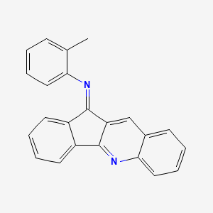 molecular formula C23H16N2 B3587980 (11Z)-N-(2-METHYLPHENYL)-11H-INDENO[1,2-B]QUINOLIN-11-IMINE 