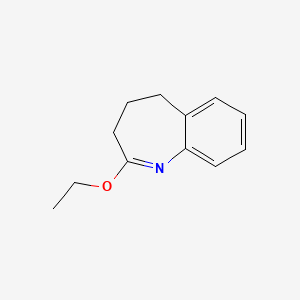 molecular formula C12H15NO B3588018 2-ethoxy-4,5-dihydro-3H-benzazepine 