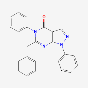 6-benzyl-1,5-diphenylpyrazolo[3,4-d]pyrimidin-4-one