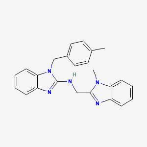 N-[(1-methyl-1H-benzimidazol-2-yl)methyl]-1-(4-methylbenzyl)-1H-benzimidazol-2-amine