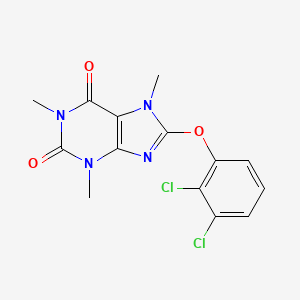 8-(2,3-dichlorophenoxy)-1,3,7-trimethyl-3,7-dihydro-1H-purine-2,6-dione