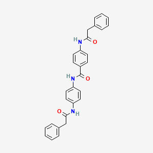 4-[(phenylacetyl)amino]-N-{4-[(phenylacetyl)amino]phenyl}benzamide