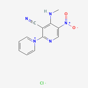 1-[3-cyano-4-(methylamino)-5-nitro-2-pyridinyl]pyridinium chloride