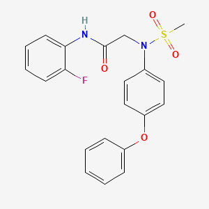 N~1~-(2-fluorophenyl)-N~2~-(methylsulfonyl)-N~2~-(4-phenoxyphenyl)glycinamide