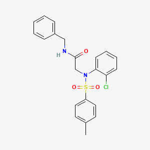 N~1~-benzyl-N~2~-(2-chlorophenyl)-N~2~-[(4-methylphenyl)sulfonyl]glycinamide