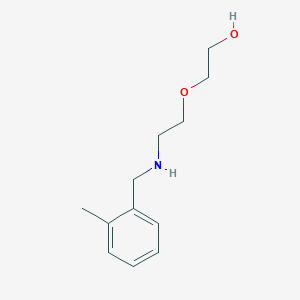 molecular formula C12H19NO2 B358820 2-{2-[(2-Methylbenzyl)amino]ethoxy}ethanol CAS No. 940357-77-7