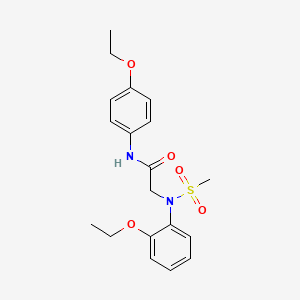 N~2~-(2-ethoxyphenyl)-N~1~-(4-ethoxyphenyl)-N~2~-(methylsulfonyl)glycinamide