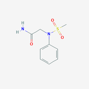 2-(N-PHENYLMETHANESULFONAMIDO)ACETAMIDE