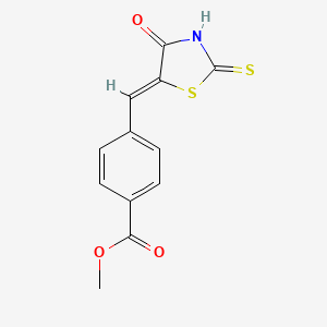 methyl 4-[(Z)-(4-oxo-2-sulfanyl-1,3-thiazol-5(4H)-ylidene)methyl]benzoate