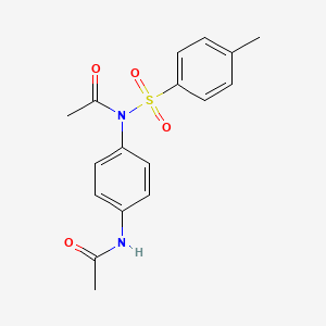 N-[4-[acetyl-(4-methylphenyl)sulfonylamino]phenyl]acetamide