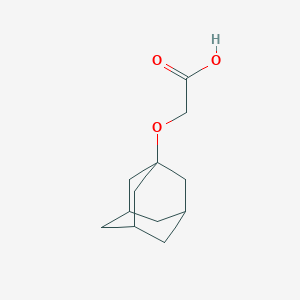 molecular formula C12H18O3 B358843 (Adamantan-1-yloxy)-acetic acid CAS No. 1614-38-6