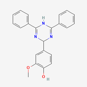 4-(4,6-diphenyl-1,2-dihydro-1,3,5-triazin-2-yl)-2-methoxyphenol