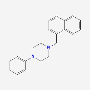 Piperazine, 1-(1-naphthalenylmethyl)-4-phenyl-