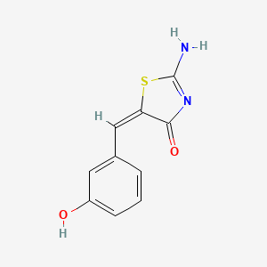 5-(3-hydroxybenzylidene)-2-imino-1,3-thiazolidin-4-one