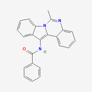 N-(6-methylindolo[1,2-c]quinazolin-12-yl)benzamide