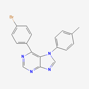 6-(4-bromophenyl)-7-(4-methylphenyl)-7H-purine