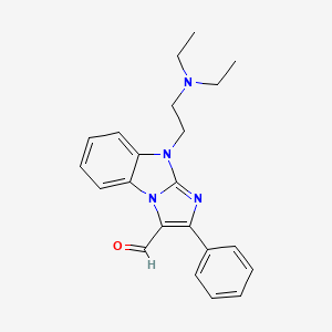 9-[2-(diethylamino)ethyl]-2-phenyl-9H-imidazo[1,2-a]benzimidazole-3-carbaldehyde