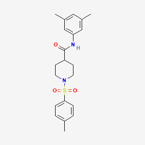 N-(3,5-DIMETHYLPHENYL)-1-(4-METHYLBENZENESULFONYL)PIPERIDINE-4-CARBOXAMIDE