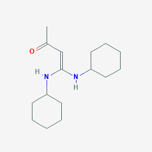 4,4-Bis(cyclohexylamino)but-3-en-2-one